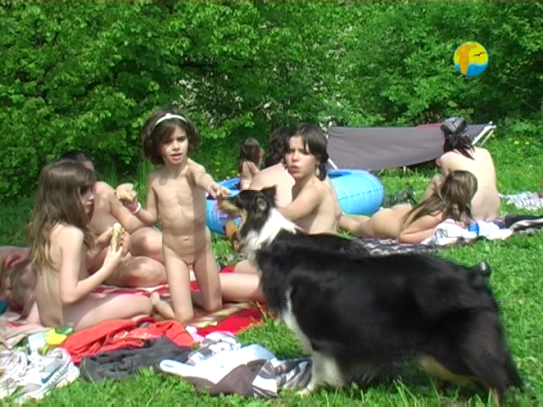 Small Trampoline - family naturism video Small Trampoline - family naturism video