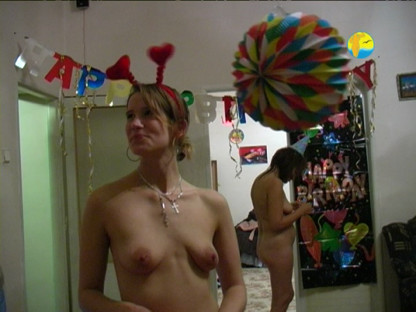 Birthday at the girl of the nudist - Sweet Little Kristinka video
