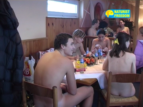 Youth nudists in bowling club - video Youth nudists in bowling club - video