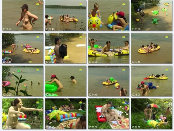 Family nudism on the lake Family nudism on the lake