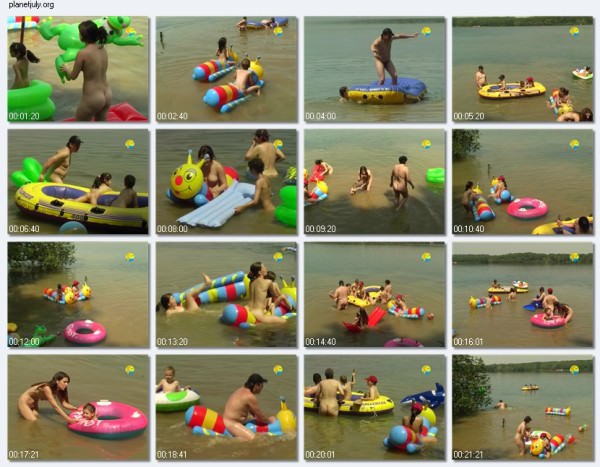 Family nudism on the lake Family nudism on the lake