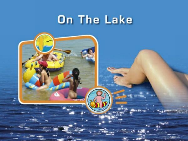 Family nudism on the lake Family nudism on the lake