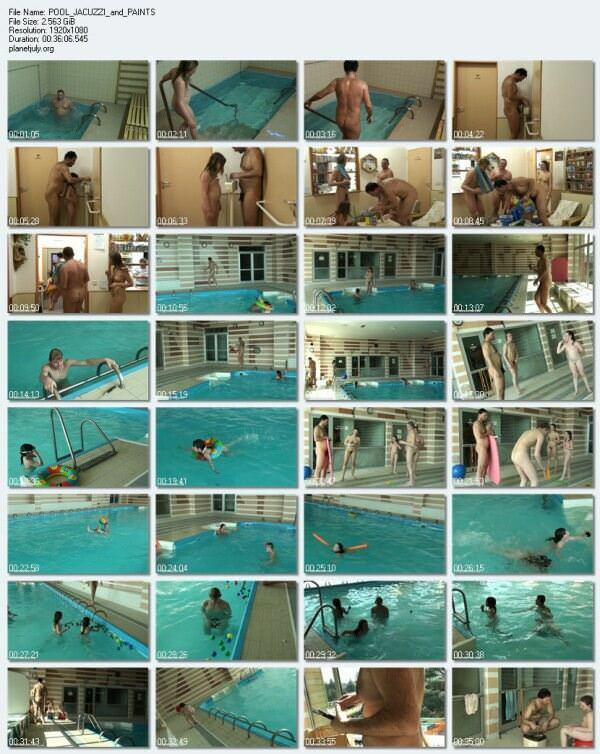 Nudists in a jacuzzi, a sauna and the pool (Purenudism HD Video) Nudists in a jacuzzi, a sauna and the pool (Purenudism HD Video)