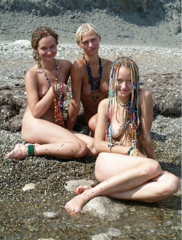 Girls of the nudist naked on a beach Girls of the nudist naked on a beach