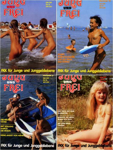 Jung und Frei - Retro nudism illustrated magazine (set 1) Jung und Frei - Retro nudism illustrated magazine (set 1)